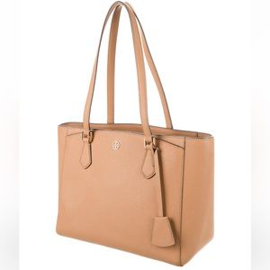 Tory Burch Small Robinson Saffiano Leather Tote